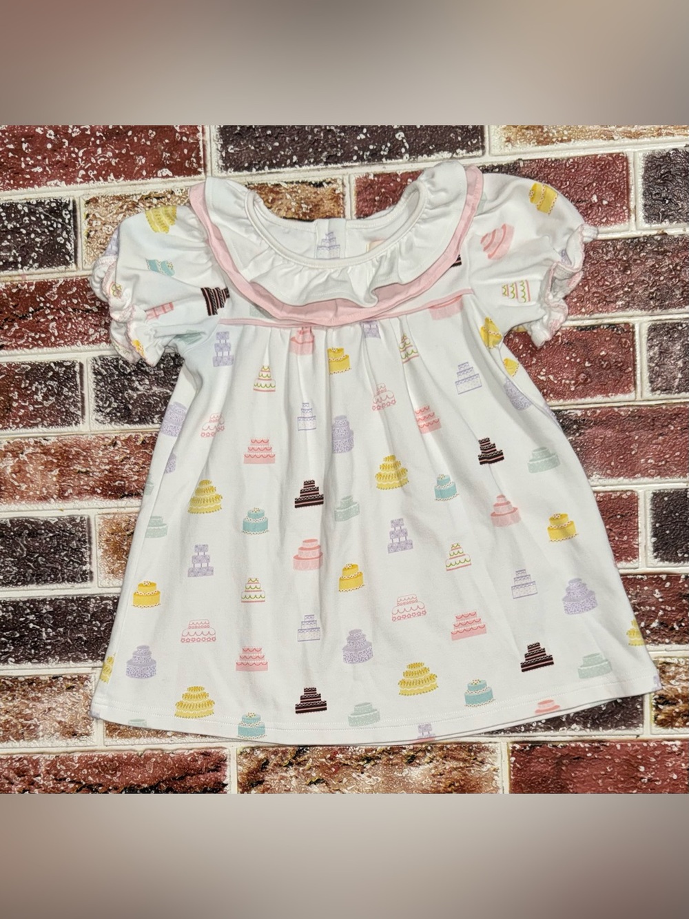 Smockingbird Birthday Cake Dress size 2t baby girls boutique